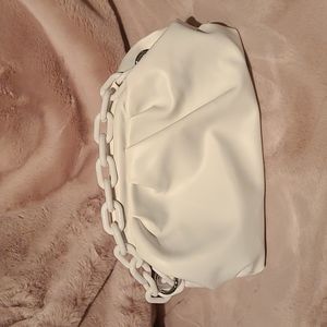 White Vegan purse
